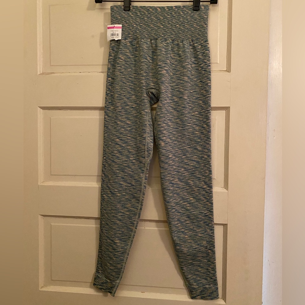 NWT Sweaty Betty green blue peach leggings sz M